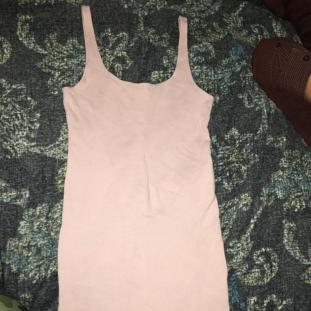 Light pink tight dress